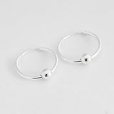 Oorbellen creolen bal - Oorbellen - Zilver & Zoet