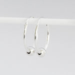 Oorbellen creolen bal - Oorbellen - Zilver & Zoet