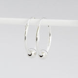 Oorbellen creolen bal - Oorbellen - Zilver & Zoet