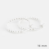 Oorbellen creolen balletjes