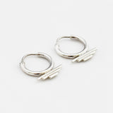 Oorbellen creolen triple bar