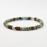 Armband heren jaspis disk