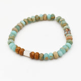 Armband heren jaspis disk