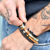 Armband heren jaspis disk