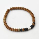 Armband heren wood lace