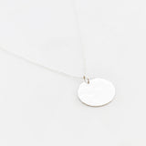 Ketting munt gehamerd