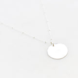 Ketting munt gehamerd