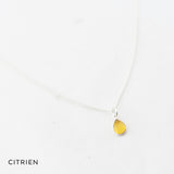 Ketting druppel edelsteen