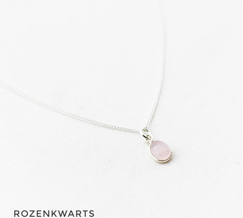 Ketting druppel edelsteen