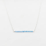 Ketting edelsteen bar 2 mm