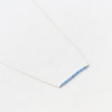 Ketting edelsteen bar 2 mm
