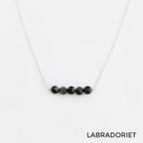 Ketting edelsteen bar 6 mm