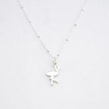 Ketting flamingo - ketting - Zilver & Zoet