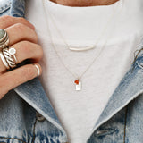 Ketting letter bedel rechthoek