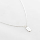 Ketting letter bedel rechthoek