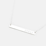 Ketting naam plaatje fijn