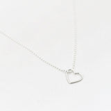 Ketting open hart bedel