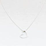 Ketting open hart breed