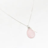 Ketting Rozenkwarts druppel