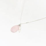 Ketting Rozenkwarts druppel