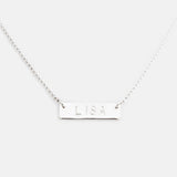 Ketting tekst/ naam plaatje