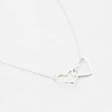 Ketting twee hartjes