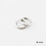 Oorbellen klap creolen rond