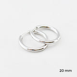 Oorbellen klap creolen rond