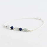 Armband edelsteen 4 x 4 mm