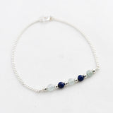 Armband edelsteen 4 x 4 mm