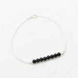 Armband edelsteen 4 mm balletjes