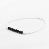 Armband edelsteen 4 mm balletjes