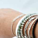 Armband edelsteen 4 mm balletjes