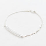 Armband edelsteen 4 mm balletjes