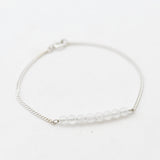 Armband edelsteen 4 mm balletjes