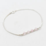 Armband edelsteen 4 x 4 mm