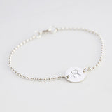 Armband Letter Rondje - Armbanden - Zilver & Zoet