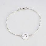 Armband Letter Rondje - Armbanden - Zilver & Zoet