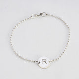 Armband Letter Rondje - Armbanden - Zilver & Zoet