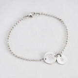 Armband Letter Rondje - Armbanden - Zilver & Zoet