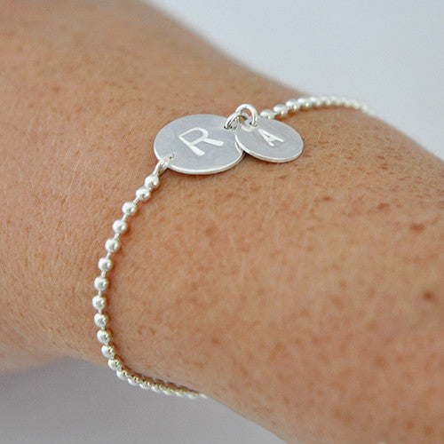 Armband Letter Rondje - Armbanden - Zilver & Zoet
