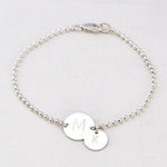 Armband Letter Rondje - Armbanden - Zilver & Zoet