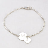 Armband Letter Rondje - Armbanden - Zilver & Zoet