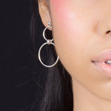 Oorbellen cirkel duo