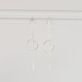 Oorbellen cirkel ketting