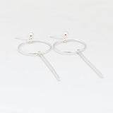 Oorbellen cirkel staafje