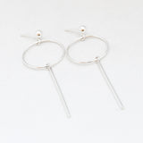 Oorbellen cirkel staafje