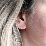 Oorbellen cirkel twist