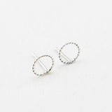 Oorbellen cirkel twist