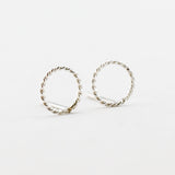 Oorbellen cirkel twist